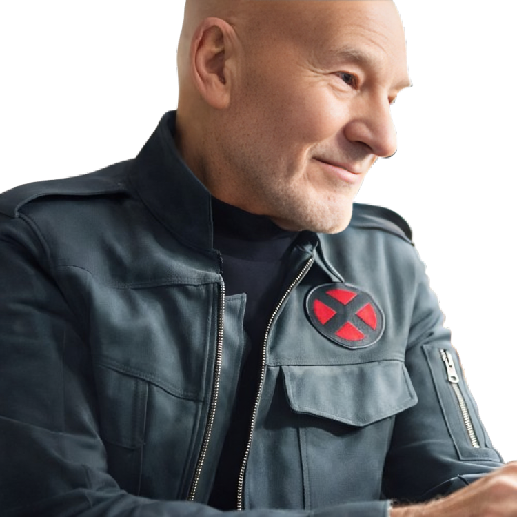 Patrick Stewart Avengers: Doomsday Leather Jacket - Image 2